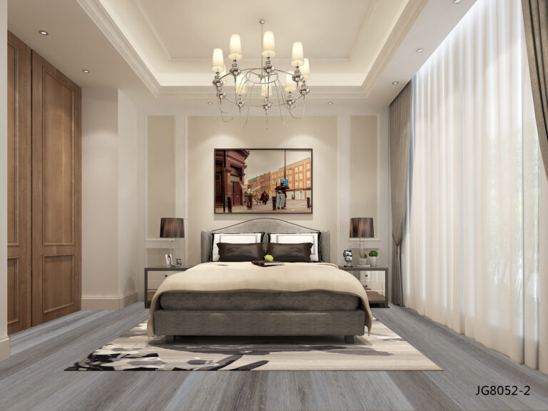 Beach grey installed in bedroom